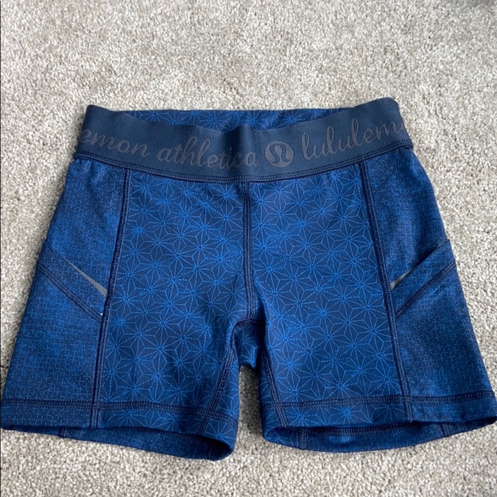 lululemon blue spandex